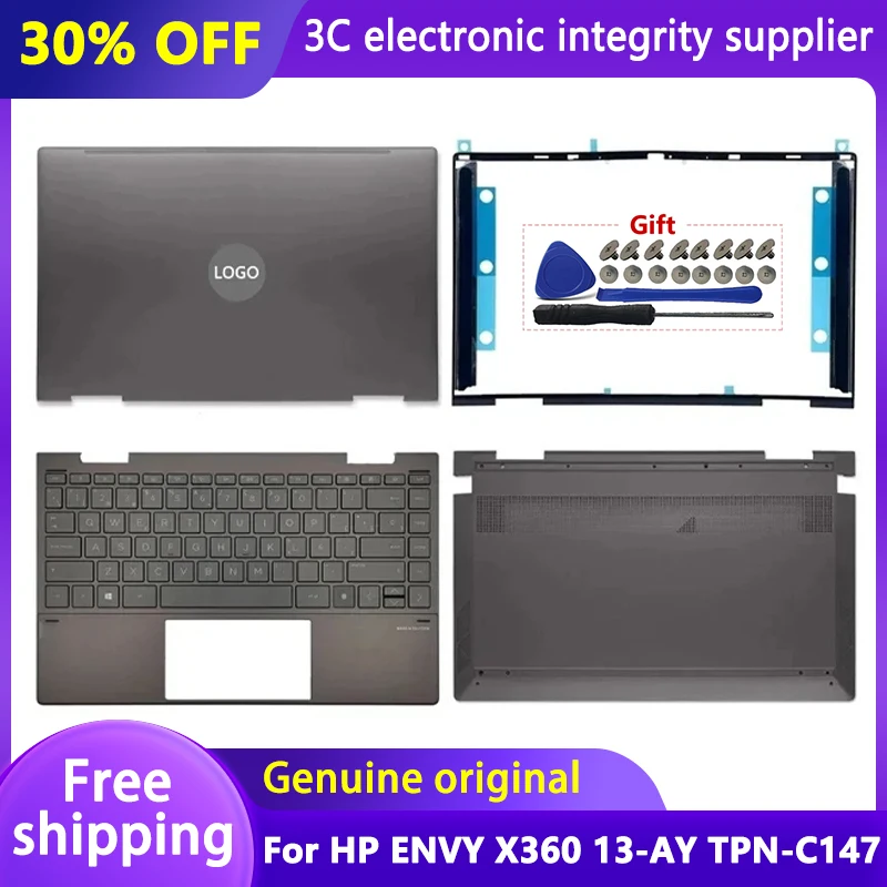 Новый оригинальный чехол для ноутбука HP ENVY X360 13-AY TPN-C147, задняя крышка ЖК-дисплея, передняя панель, упор для рук, верхняя крышка, нижняя часть клавиатуры, корпус
Новый оригинальный чехол для ноутбука HP ENVY X360 13-AY TPN-C147, задняя крышка ЖК-дисплея, передняя панель, упор для рук, верхняя крышка, нижняя часть клавиатуры, корпус