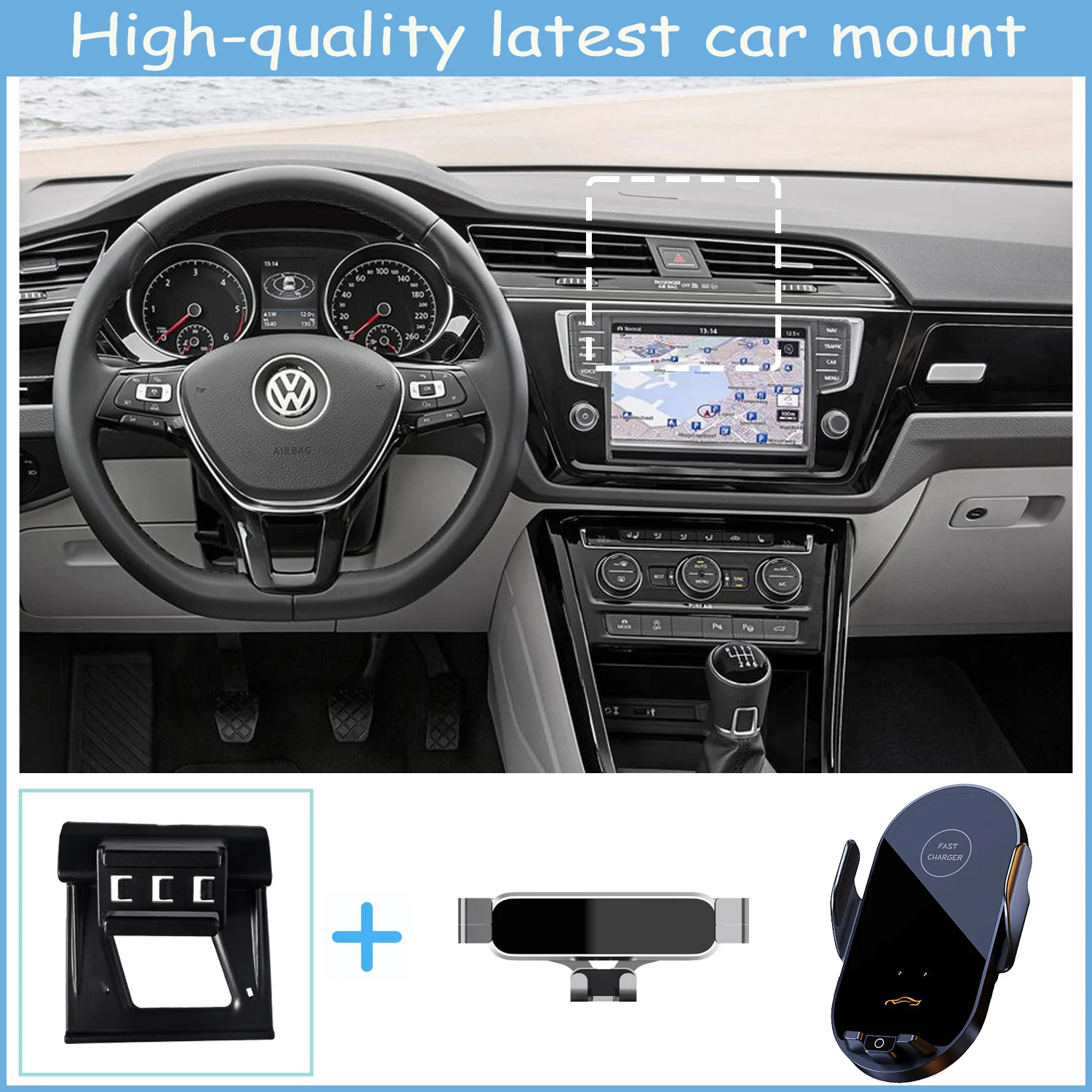 For Volkswagen VW Touran 2016-2022 2023 car phone holder Special Fixed Bracket Base Wireless Charging Interior Accessories
For Volkswagen VW Touran 2016-2022 2023 car phone holder Special Fixed Bracket Base Wireless Charging Interior Accessories