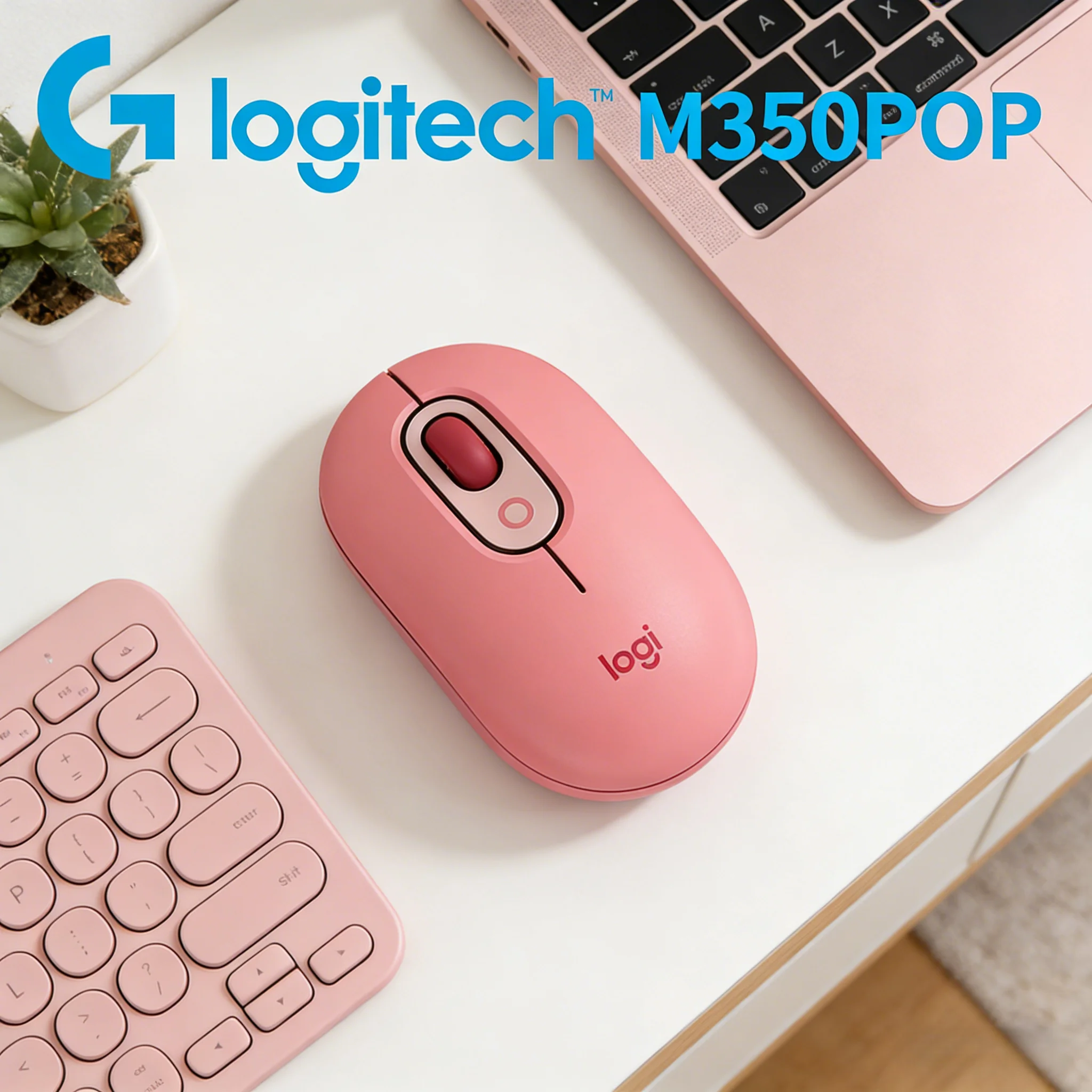 Logitech M350 POP Wireless Mouse Bluetooth Dual Mode Silent Slim Portable for Home Office PC Laptop Tablet
Logitech M350 POP Wireless Mouse Bluetooth Dual Mode Silent Slim Portable for Home Office PC Laptop Tablet