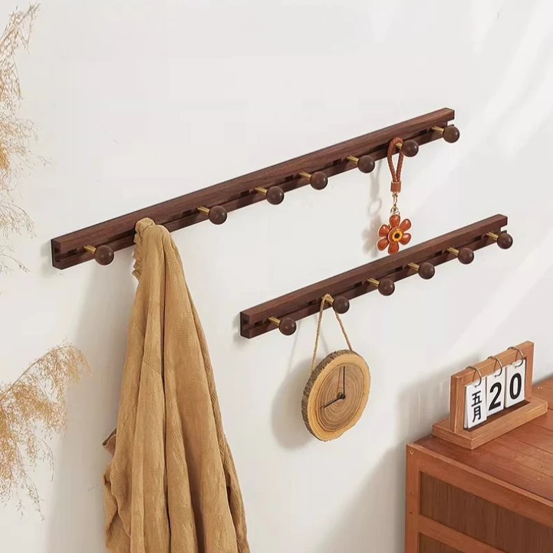 Wooden Coat Racks Wall Mounted Storage Clothes Hanger Sliding Adjustment Clothing Rack Entrance Hall Organizer Home Clothes Hook
Wooden Coat Racks Wall Mounted Storage Clothes Hanger Sliding Adjustment Clothing Rack Entrance Hall Organizer Home Clothes Hook