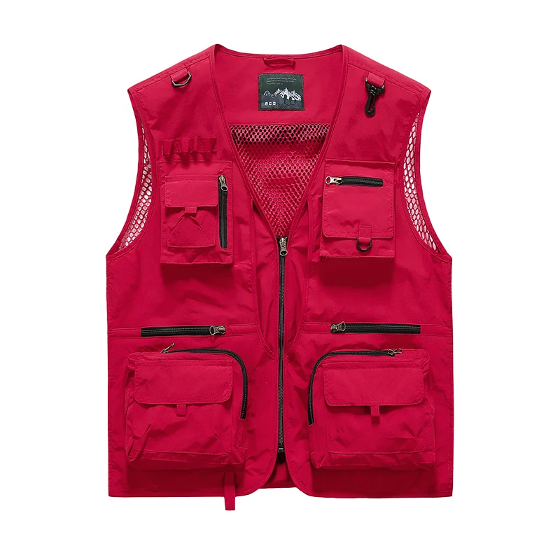 Summer New Photographer Waistcoat Outdoor Leisure Male Thin Cargo Jacket Men Tactical Hiking Fishing Vest Multi-pocket Vests
Summer New Photographer Waistcoat Outdoor Leisure Male Thin Cargo Jacket Men Tactical Hiking Fishing Vest Multi-pocket Vests
