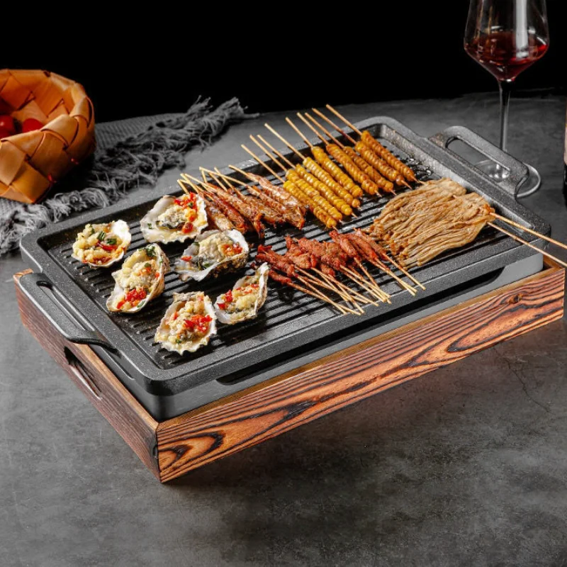 Smokeless Portable BBQ Grill Korean Japanese Barbecue Oven Charcoal BBQ Alcohol Stove Non-Stick for Household and
Smokeless Portable BBQ Grill Korean Japanese Barbecue Oven Charcoal BBQ Alcohol Stove Non-Stick for Household and