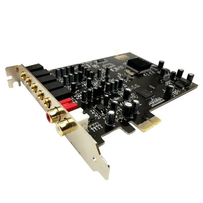 Звуковая карта AED6-5.1 PCI Express PCI-E Встроенный интерфейс с двойным выходом для окон ПК XP/7/8/10
Звуковая карта AED6-5.1 PCI Express PCI-E Встроенный интерфейс с двойным выходом для окон ПК XP/7/8/10