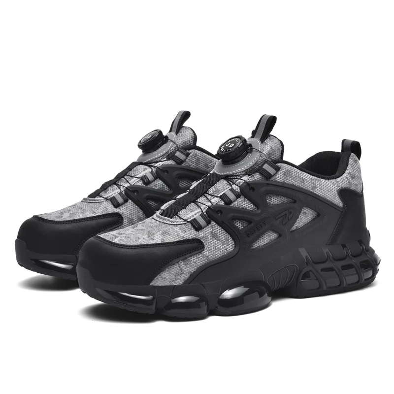 Fashion Knob Work Safety Boots Men Steel Toe Work Safety Shoes Outdoor Indestructible Shoes Anti-smash Air cushion Sneakers Men
Fashion Knob Work Safety Boots Men Steel Toe Work Safety Shoes Outdoor Indestructible Shoes Anti-smash Air cushion Sneakers Men