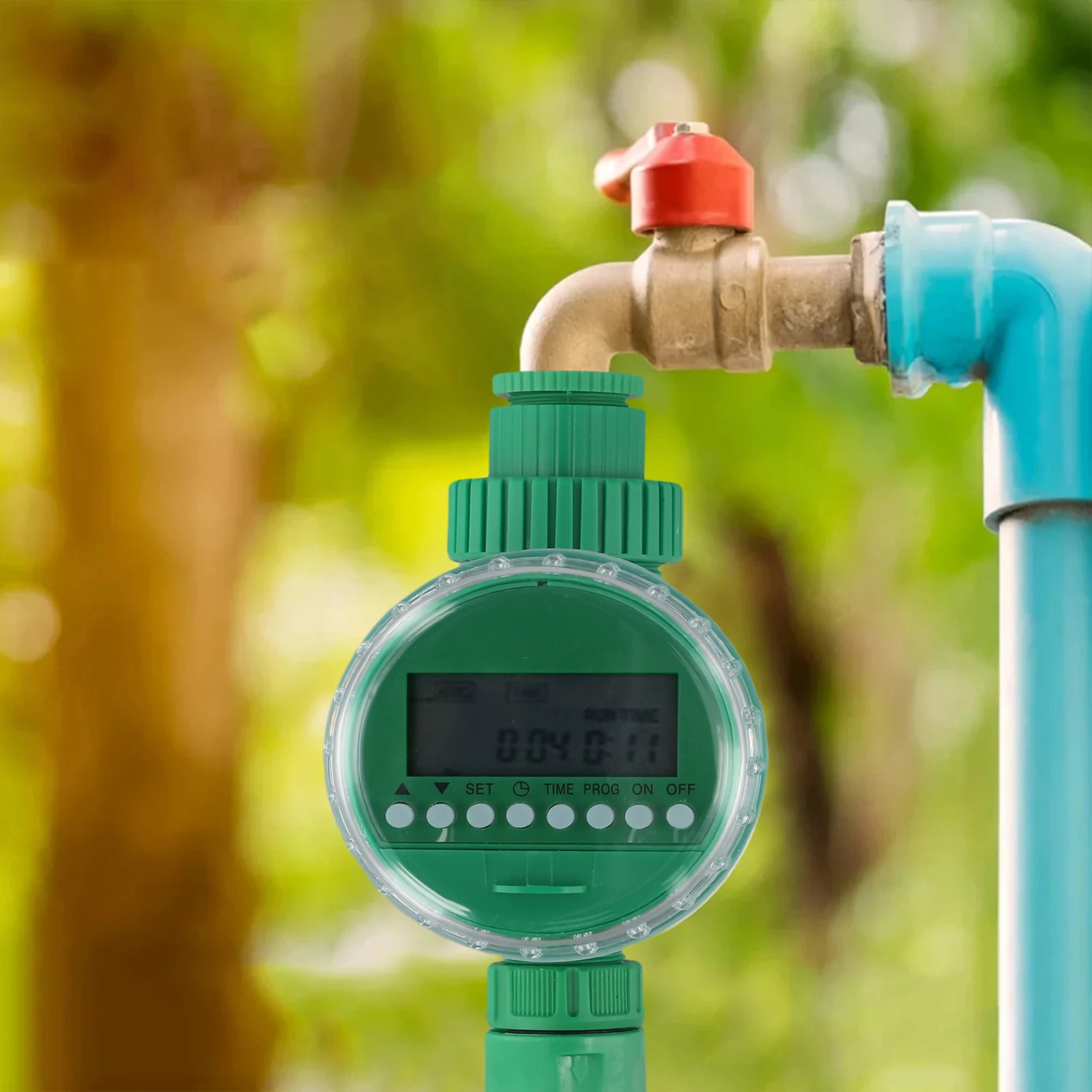 Automatic Irrigation Controller LCD Display Automatic Irrigation Timer Easy Installation Green 1 Pieces 16.5x9.8cm
Automatic Irrigation Controller LCD Display Automatic Irrigation Timer Easy Installation Green 1 Pieces 16.5x9.8cm