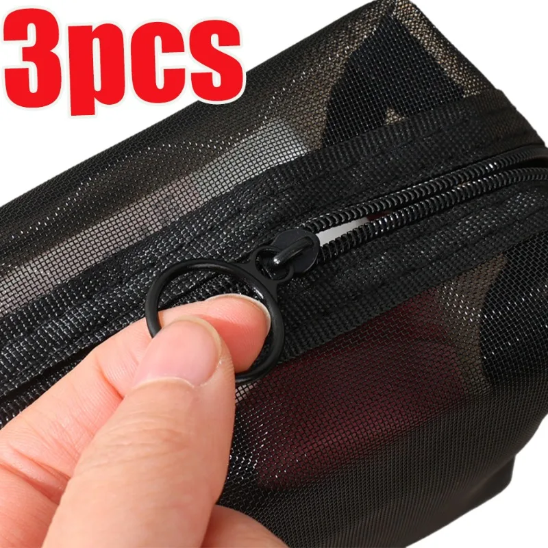 Mesh Transparent Cosmetic Bags Women Girls Portable Large Capacity Nylon Makeup Bagas Fashion Breathable Lipstick Storage Bags
Mesh Transparent Cosmetic Bags Women Girls Portable Large Capacity Nylon Makeup Bagas Fashion Breathable Lipstick Storage Bags
