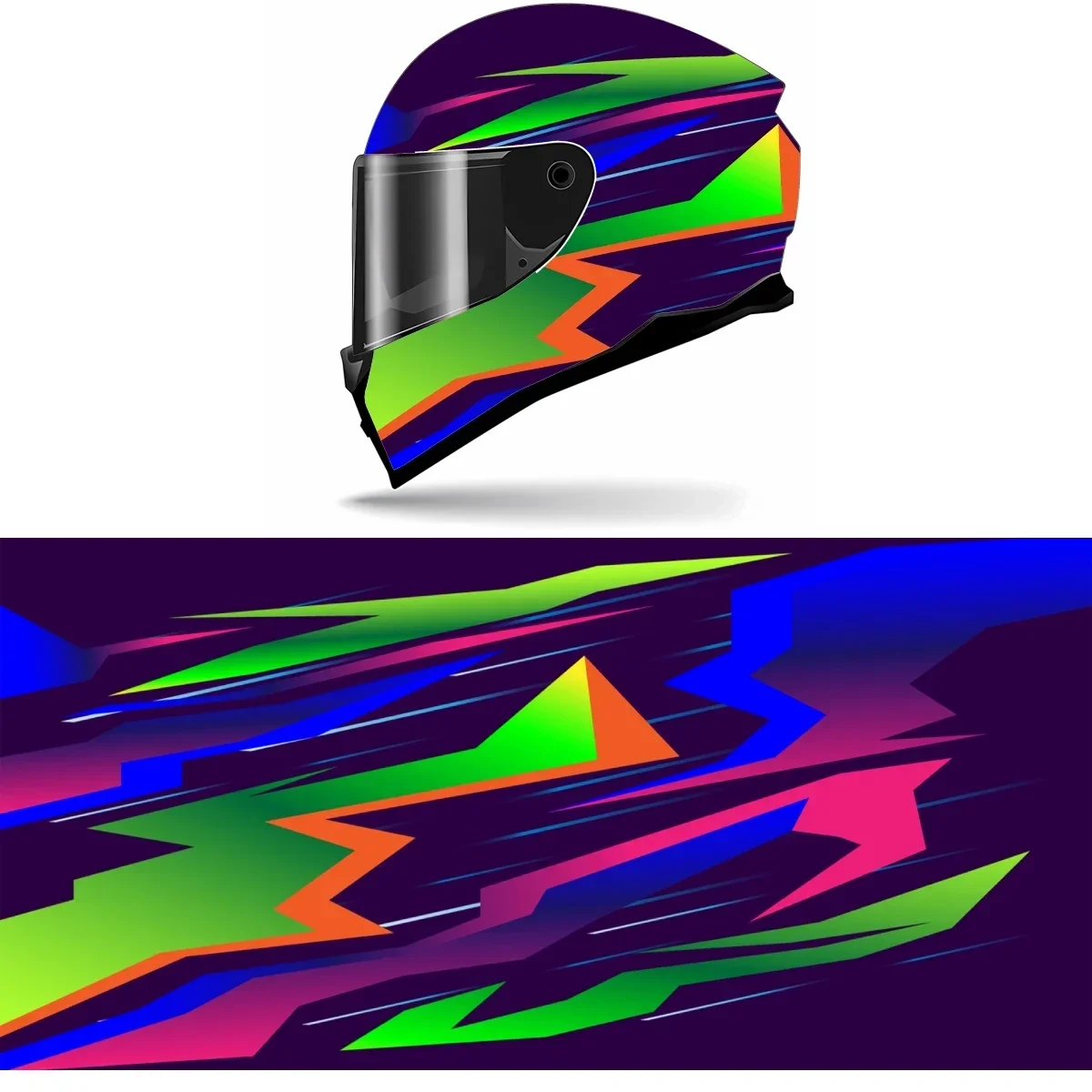 Abstract Purple Gradient Full Helmet Wrap Sticker Motorcycle Helmet Racing Graphic Decal Vinyl Wrap Helmet Decor Sticker
Abstract Purple Gradient Full Helmet Wrap Sticker Motorcycle Helmet Racing Graphic Decal Vinyl Wrap Helmet Decor Sticker
