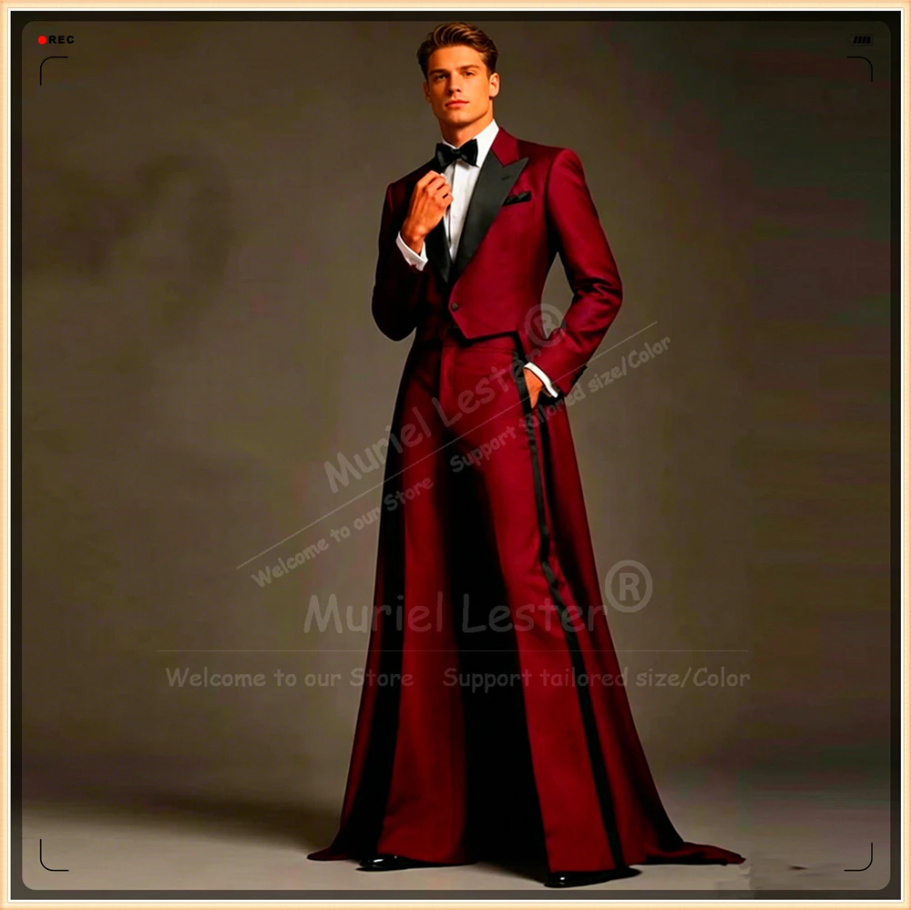 Unique Design Suit Men Long Black Peaked Label Prom Blazer Customized 2 Piece Sets Groom Formal Wear Wedding Tuxedo Man Outfits
Unique Design Suit Men Long Black Peaked Label Prom Blazer Customized 2 Piece Sets Groom Formal Wear Wedding Tuxedo Man Outfits