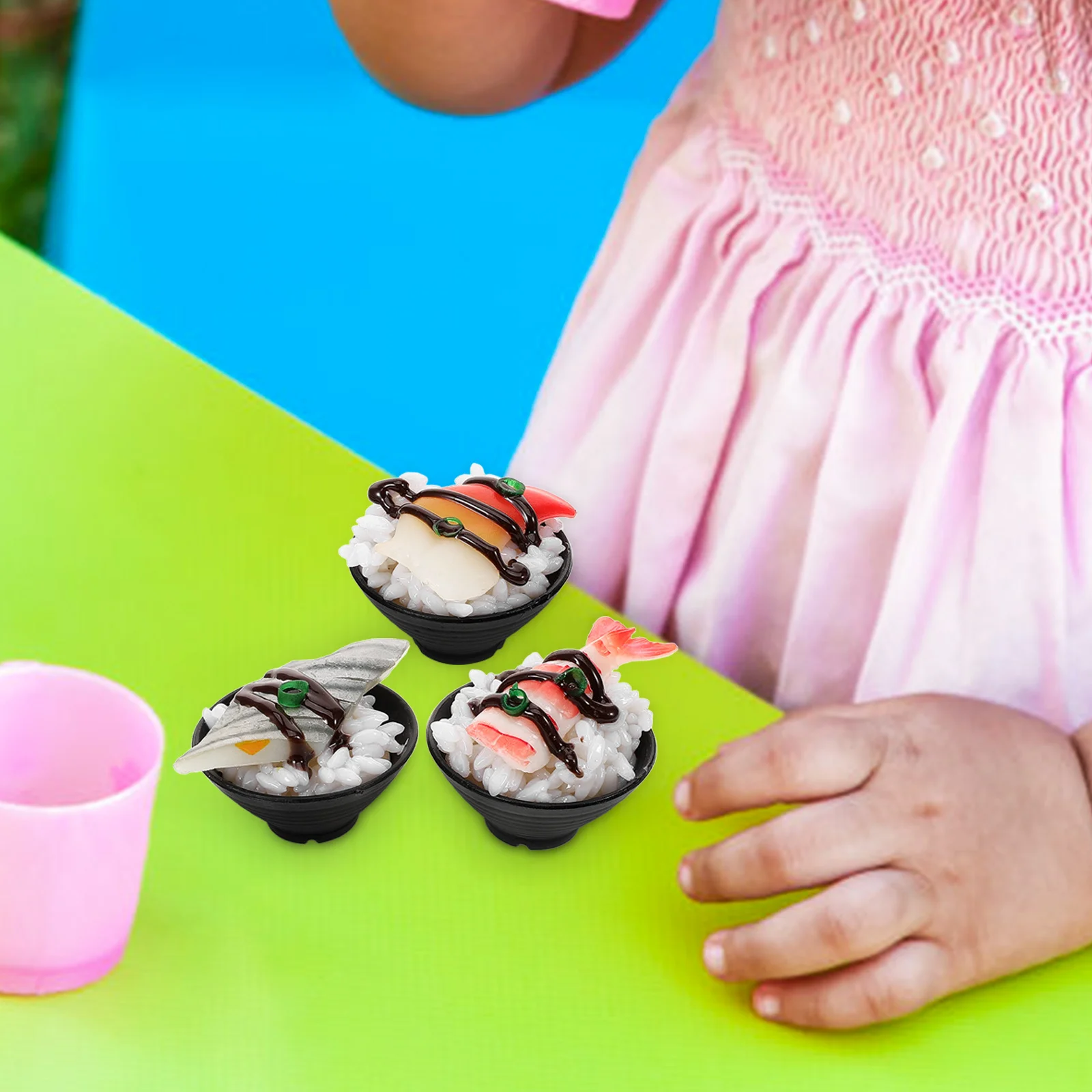 2pcs 2 Count Fake Sushi Realistic Food Diy Making Tool Mini PVC Simulation Home
2pcs 2 Count Fake Sushi Realistic Food Diy Making Tool Mini PVC Simulation Home
