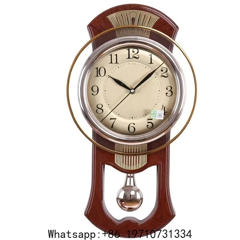 Creative Pendulum Clock Modern Wall Clock Vintage Living Room Silent Retro 20 Inch Electronic Clock
Creative Pendulum Clock Modern Wall Clock Vintage Living Room Silent Retro 20 Inch Electronic Clock