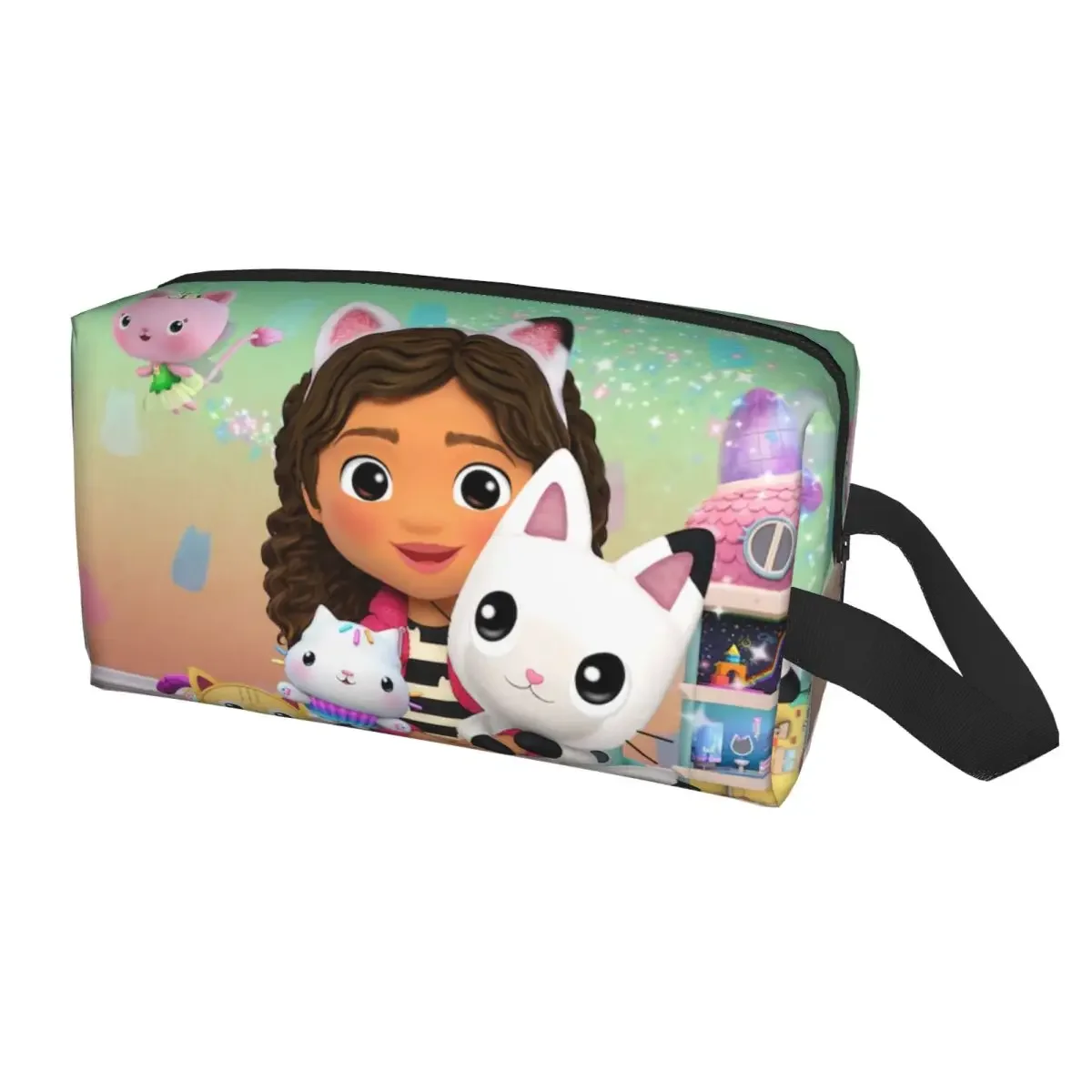 Custom Fashion Gabbys Dollhouse Travel Toiletry Bag for Gabby Cat Pandy Paws Makeup Cosmetic Organizer Beauty Storage Dopp Kit
Custom Fashion Gabbys Dollhouse Travel Toiletry Bag for Gabby Cat Pandy Paws Makeup Cosmetic Organizer Beauty Storage Dopp Kit