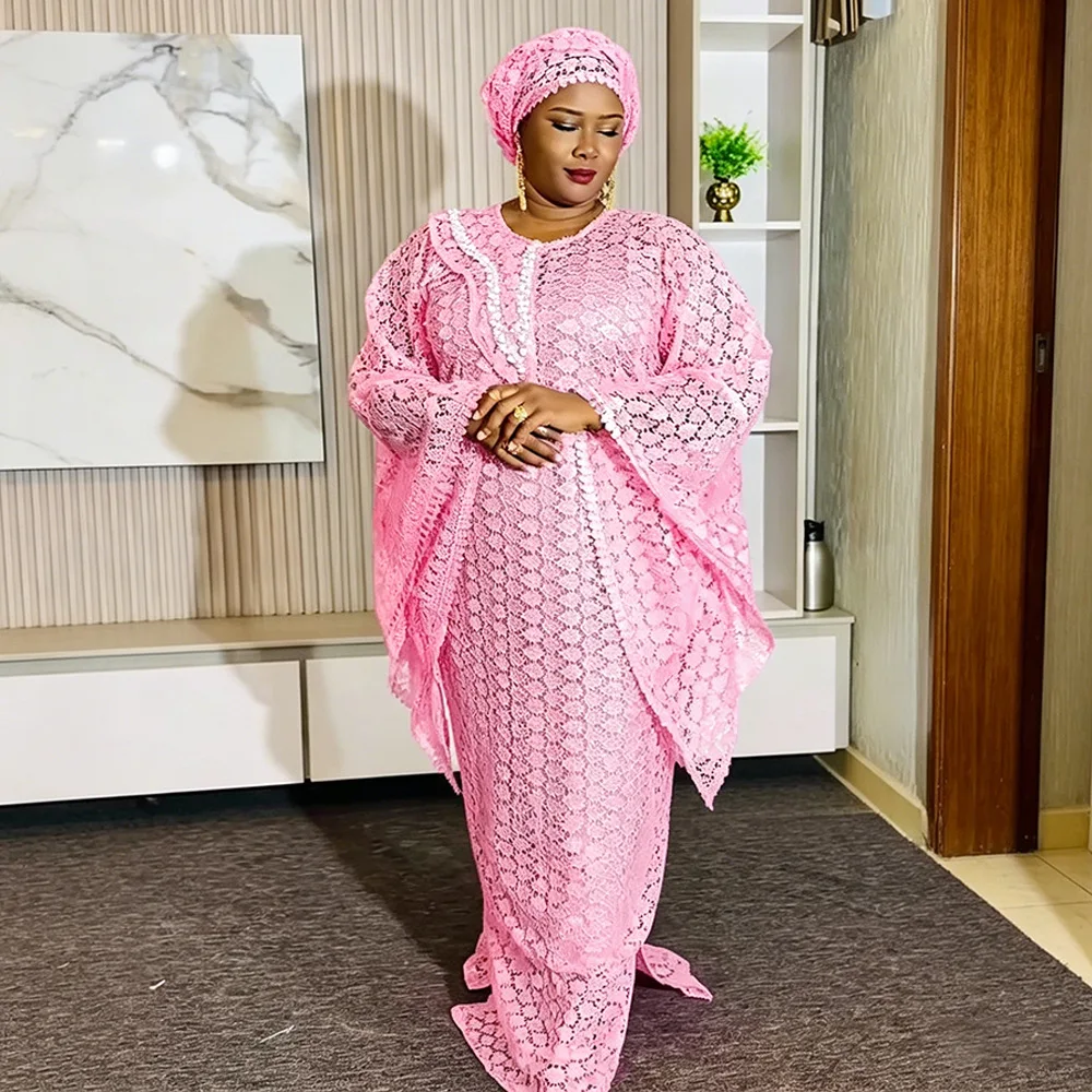 Fashion African Women Dresses Dashiki Long Lace Hollow Out Inner Dress Hijab Muslim Fashion Abayas Robe Dubai Party Clothes Gown
Fashion African Women Dresses Dashiki Long Lace Hollow Out Inner Dress Hijab Muslim Fashion Abayas Robe Dubai Party Clothes Gown