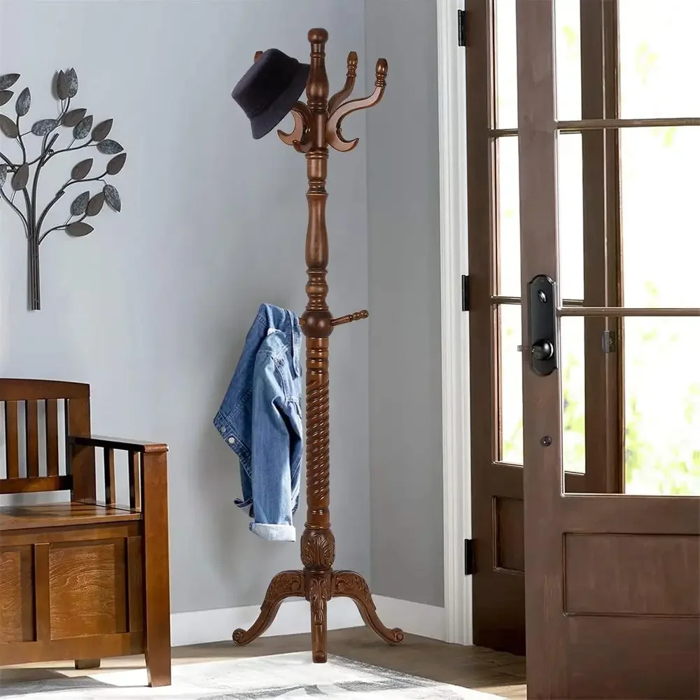 Coat Rack reestanding Coat Tree Stand with 8 Hooks, 79" Heavy Duty Premium Ash Wood Coat Hanger Stand, loor Standing Clothes Coa
Coat Rack reestanding Coat Tree Stand with 8 Hooks, 79" Heavy Duty Premium Ash Wood Coat Hanger Stand, loor Standing Clothes Coa