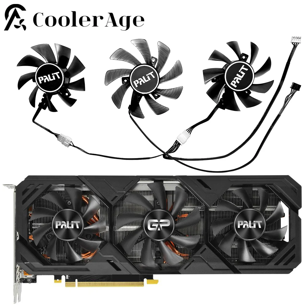 75MM 85MM TH8015B2H-PC002 RTX2070S RTX2080S Video Card Fan For Palit RTX 2070S 2080S GP Gaming Pro OC Graphics Card Cooling Fan
75MM 85MM TH8015B2H-PC002 RTX2070S RTX2080S Video Card Fan For Palit RTX 2070S 2080S GP Gaming Pro OC Graphics Card Cooling Fan