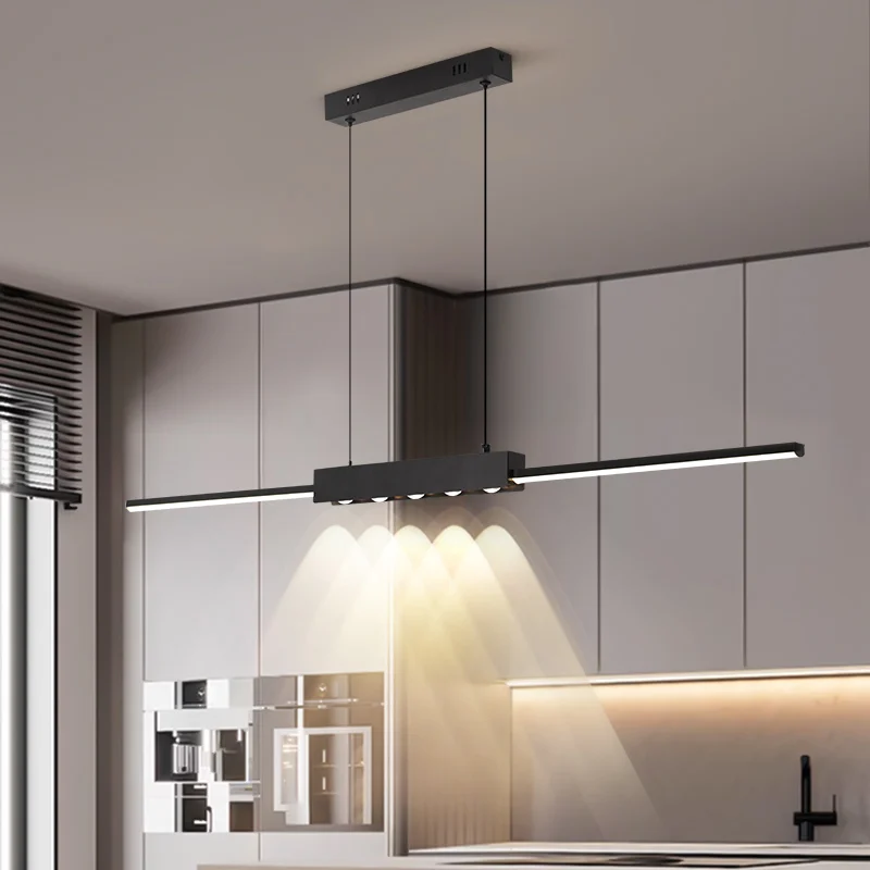 Contemporary LED Strip Pendant Lamp Minimalist Bedside Light Creative Hanging for Bedroom Living Room Sofa TV Background Decor
Contemporary LED Strip Pendant Lamp Minimalist Bedside Light Creative Hanging for Bedroom Living Room Sofa TV Background Decor