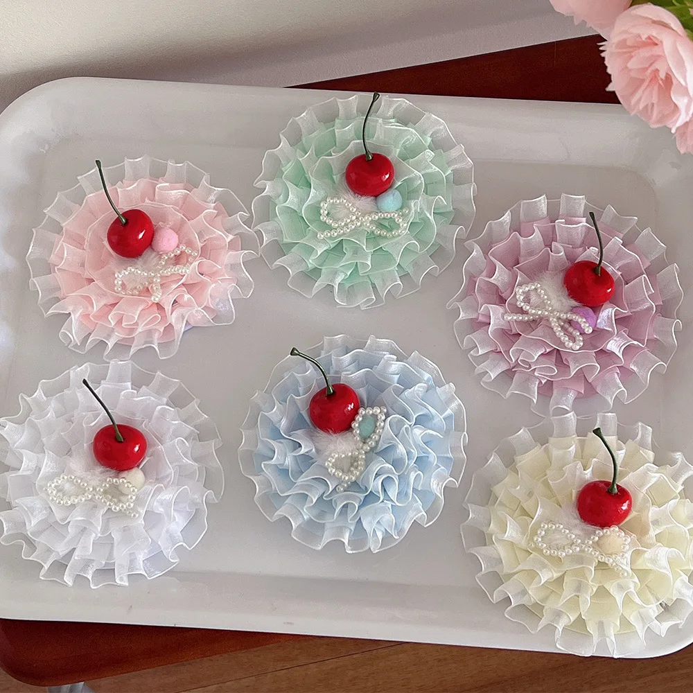 Simulation Cherry Cake Lolita Handmade Lace Top Hat Lolita Cute Top Clip Lo Mother Hair Accessories
Simulation Cherry Cake Lolita Handmade Lace Top Hat Lolita Cute Top Clip Lo Mother Hair Accessories