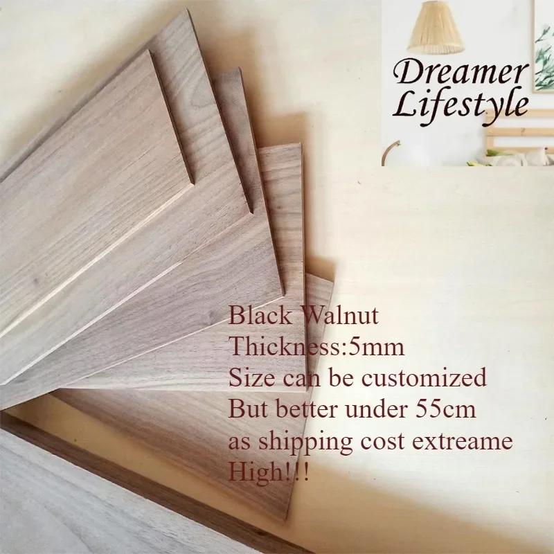 Black Walnut Wood Sheets Thin Lumber Black Dark Unfinished Board for Crafts Wooden Log Carving Craft Materials DIY Handmade
Black Walnut Wood Sheets Thin Lumber Black Dark Unfinished Board for Crafts Wooden Log Carving Craft Materials DIY Handmade