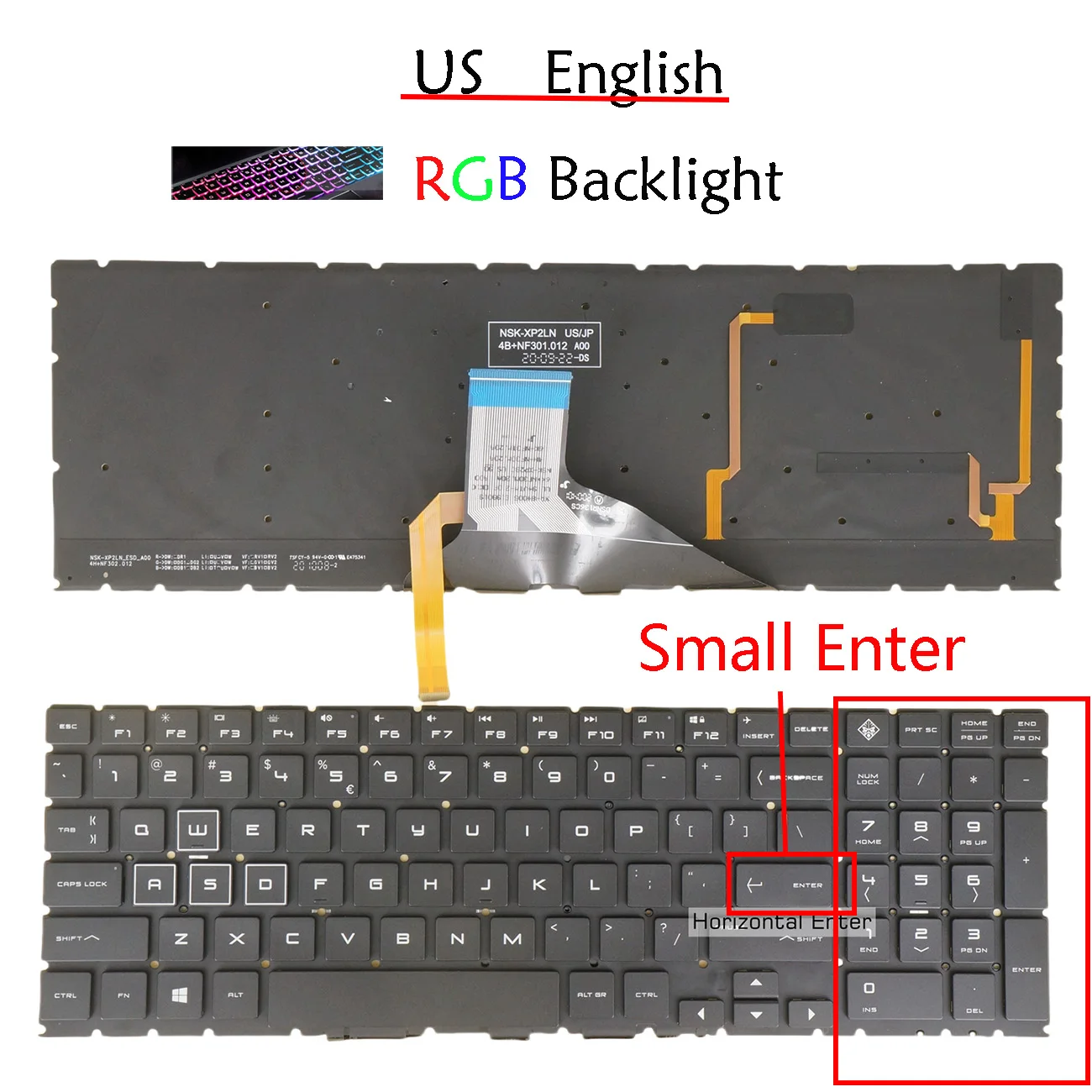 Клавиатура США для HP Omen 15-dh0000, 15-dh1000, 15t-dh0000, 9Z.NF3BC.21D, NSK-XP2BC, PK132JZ1B01, с RGB - подсветкой клавиш
Клавиатура США для HP Omen 15-dh0000, 15-dh1000, 15t-dh0000, 9Z.NF3BC.21D, NSK-XP2BC, PK132JZ1B01, с RGB - подсветкой клавиш