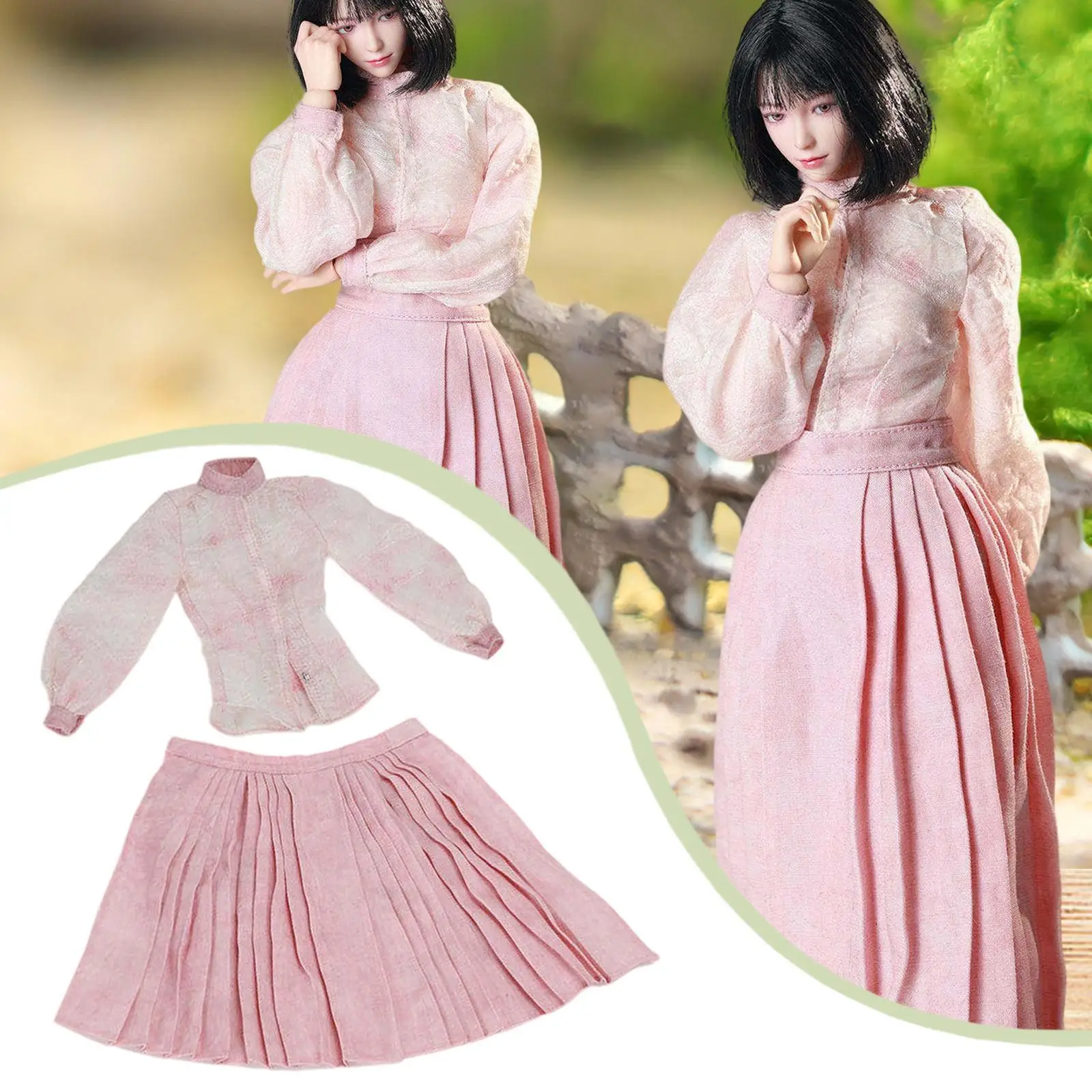 Miniature Figure Skirt Elegant Outfit Set for 1/6 Scale 12 Inch Female Action Figure Doll Clothes Accessories
Miniature Figure Skirt Elegant Outfit Set for 1/6 Scale 12 Inch Female Action Figure Doll Clothes Accessories