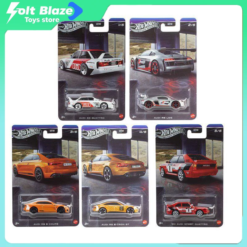 Hot Wheels Premium Silver Label Series 1/64 Audi 90 RS RSe-tron Sport-Quattro Diecast Car Model GRT01 Toys Boy Collection Gift
Hot Wheels Premium Silver Label Series 1/64 Audi 90 RS RSe-tron Sport-Quattro Diecast Car Model GRT01 Toys Boy Collection Gift
