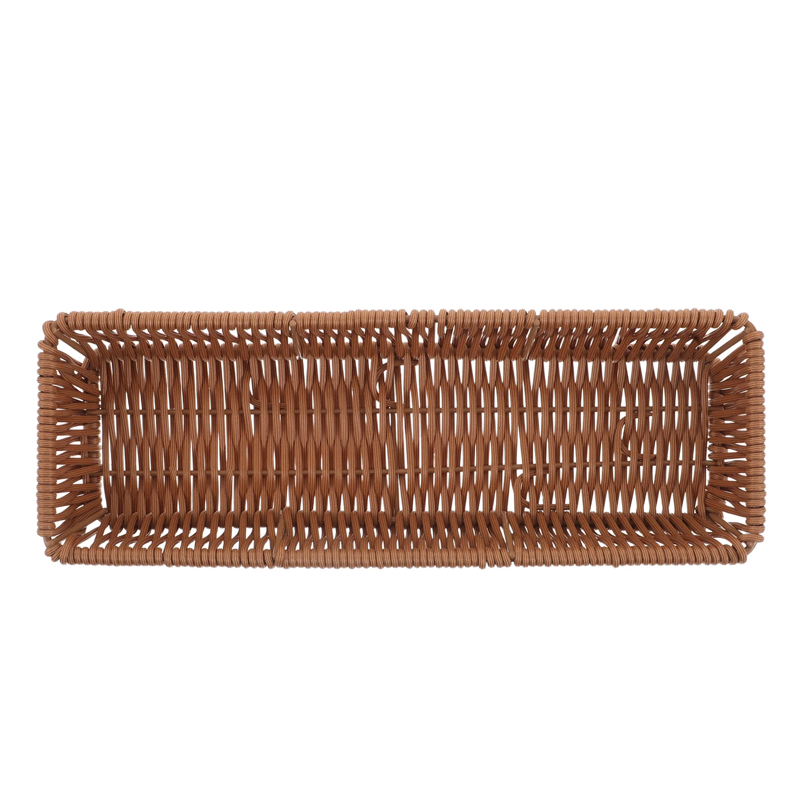 Woven Cutlery Basket Imitation Rattan Design Nordic Style Rustic Charm Flatware Organizer Breathable Utensil Holder for Kitchen
Woven Cutlery Basket Imitation Rattan Design Nordic Style Rustic Charm Flatware Organizer Breathable Utensil Holder for Kitchen