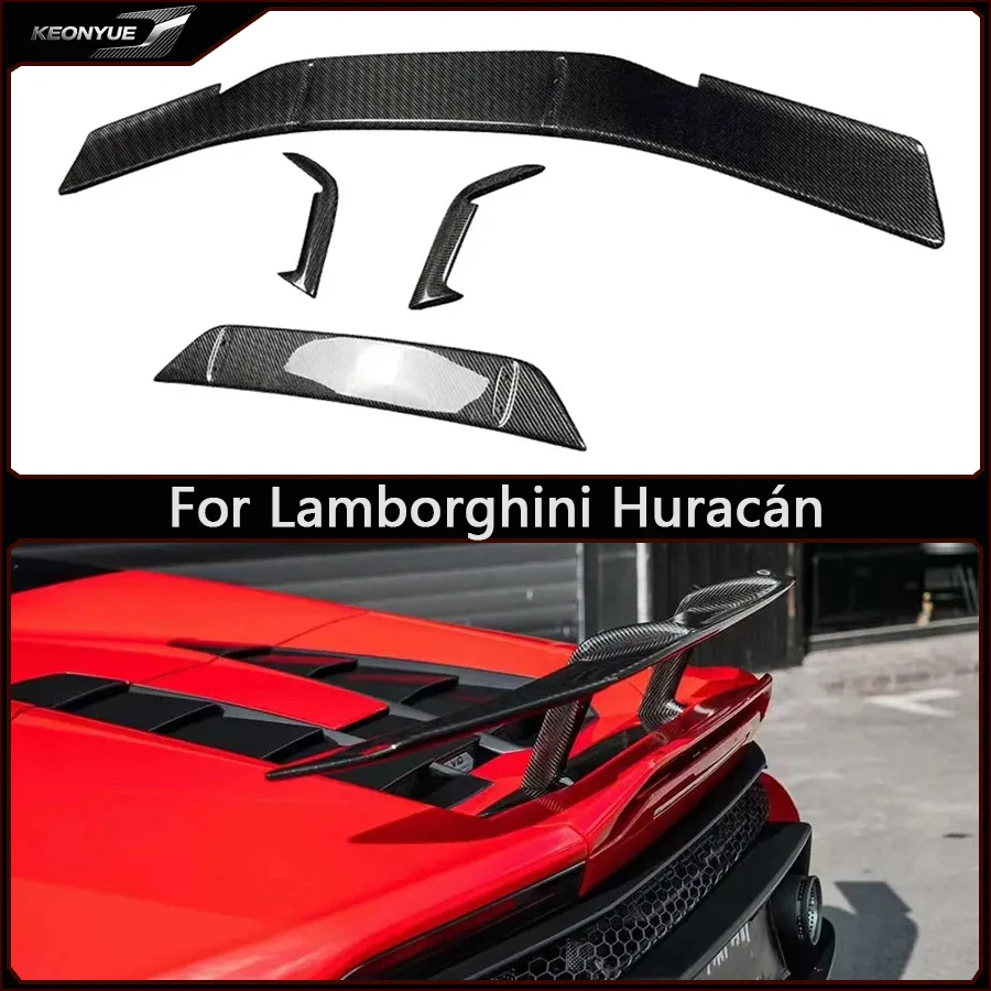 For Lamborghini Huracan EVO LP580 LP610 580 610 Carbon Fiber Spoiler Tail fins Rear Spoiler Guide Rear Wing Diverter body kit
For Lamborghini Huracan EVO LP580 LP610 580 610 Carbon Fiber Spoiler Tail fins Rear Spoiler Guide Rear Wing Diverter body kit
