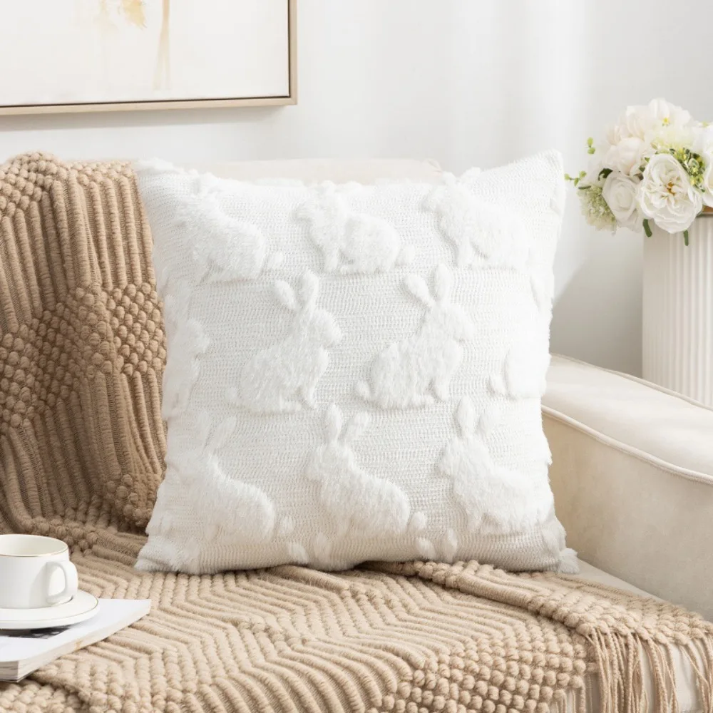 Comfortable Rabbit Throw Pillow Cover Warm Square Pillowcase 45cm Backrest Cover Living Room
Comfortable Rabbit Throw Pillow Cover Warm Square Pillowcase 45cm Backrest Cover Living Room