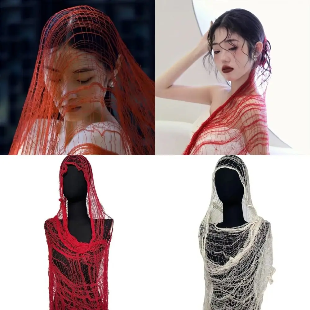 Lightweight Trendy Distressed Scarf Mesh Hole Casual Shoulder Wrap Solid Color Ragged Shawl Outdoor Use 
Lightweight Trendy Distressed Scarf Mesh Hole Casual Shoulder Wrap Solid Color Ragged Shawl Outdoor Use