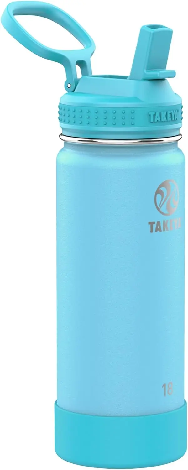 Kids Glow-in-the-Dark Stainless Steel Water Bottle with Straw Lid - 18 oz, BPA-Free, Dishwasher-Safe - Glow Worm Blue
Kids Glow-in-the-Dark Stainless Steel Water Bottle with Straw Lid - 18 oz, BPA-Free, Dishwasher-Safe - Glow Worm Blue