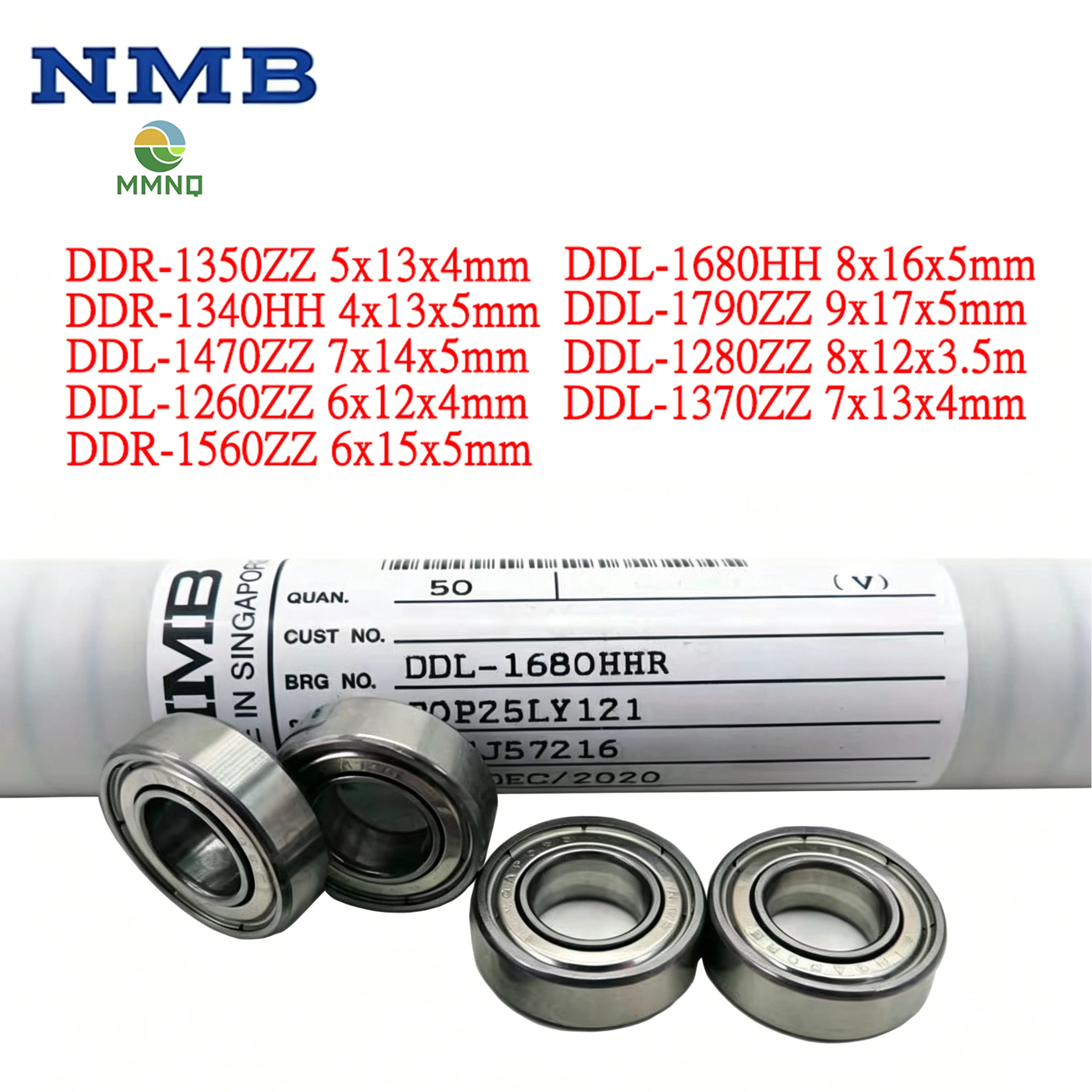 10pcs/20pcs High Speed Micro Ball Bearing NMB DDR-1350ZZ DDR-1340HH DDL-1470ZZ DDL-1260ZZ DDR-1560ZZ DDL-1680HH DDL-1790ZZ
10pcs/20pcs High Speed Micro Ball Bearing NMB DDR-1350ZZ DDR-1340HH DDL-1470ZZ DDL-1260ZZ DDR-1560ZZ DDL-1680HH DDL-1790ZZ