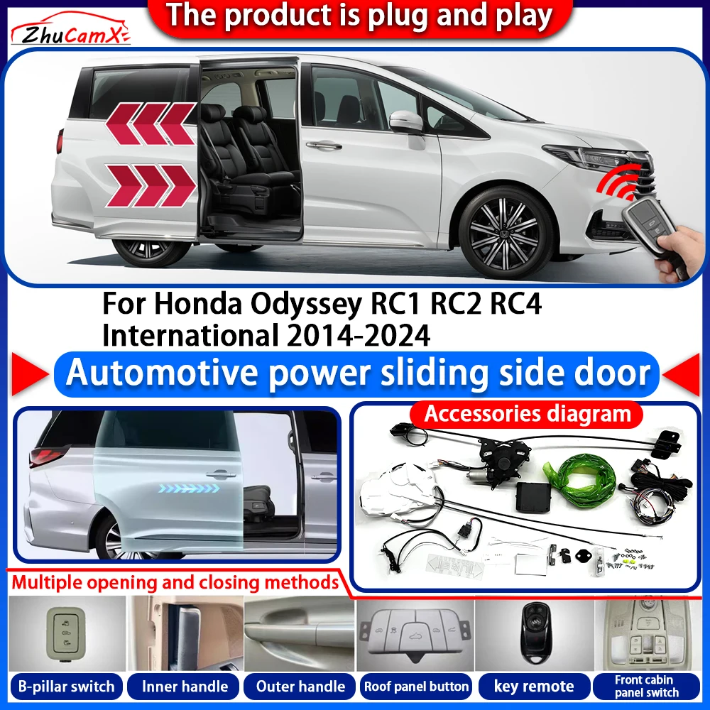 MPV Automatic Electric Power Sliding Door Motor Actuator for Honda Odyssey RC1 RC2 RC4 International 2014-2024 Conversion Kit
MPV Automatic Electric Power Sliding Door Motor Actuator for Honda Odyssey RC1 RC2 RC4 International 2014-2024 Conversion Kit
