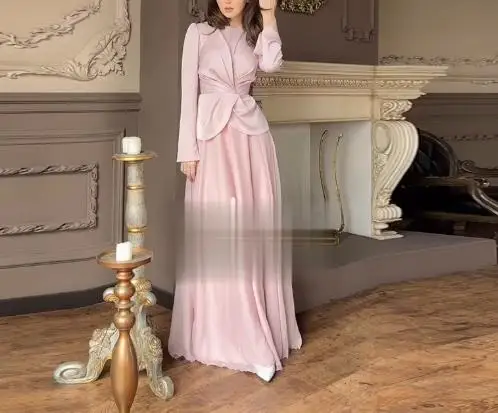 2025 French Elegant Irregular Splicing Long Sleeved Dress for Spring and Summer Women, Round Neck Waist Cinched Chiffon Dress
2025 French Elegant Irregular Splicing Long Sleeved Dress for Spring and Summer Women, Round Neck Waist Cinched Chiffon Dress