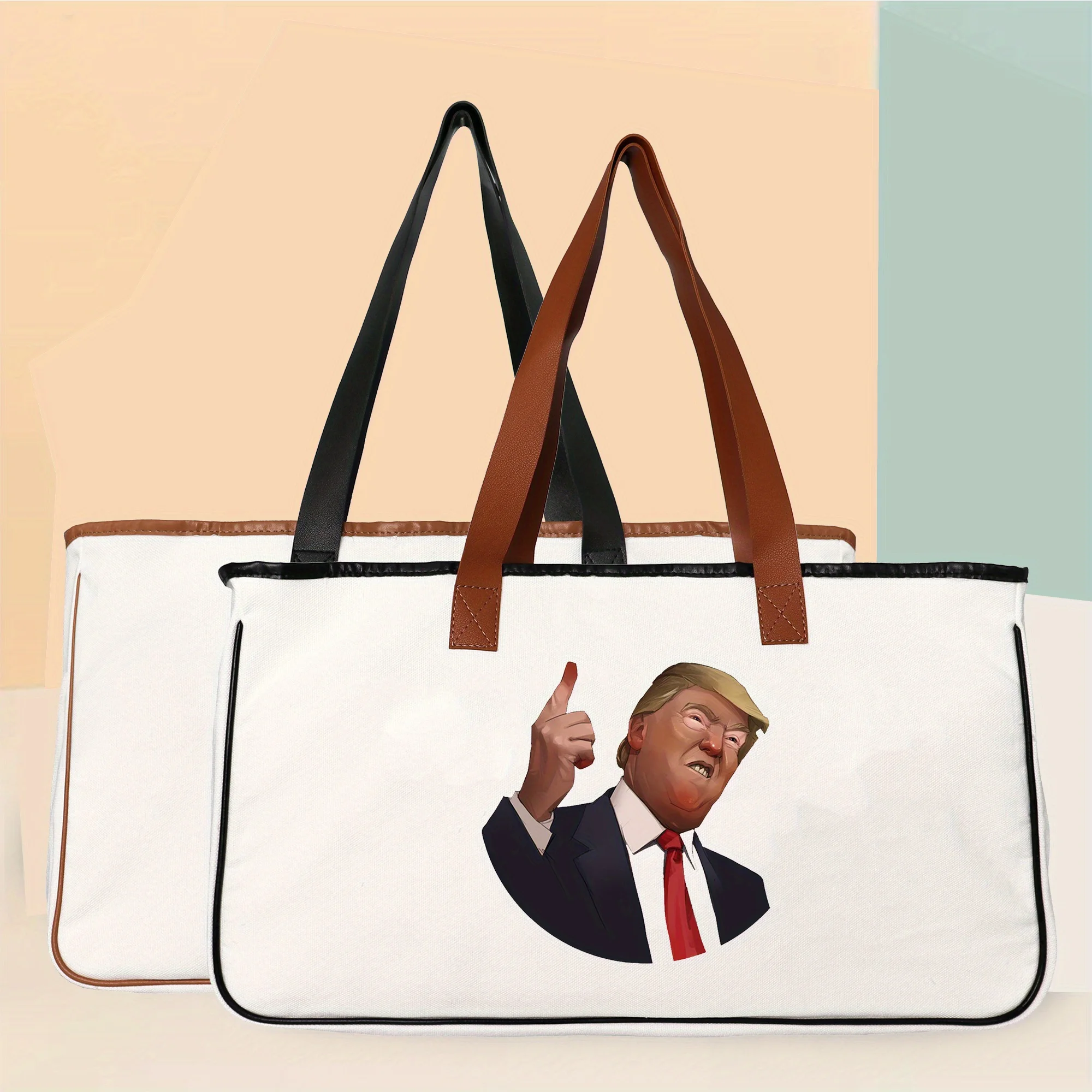 "Donald Trump 2024 " Print Colorblock Tote Bag Shoulder Canvas Beach Bag Casual Large Capacity Shopping Bag Creative Gift
"Donald Trump 2024 " Print Colorblock Tote Bag Shoulder Canvas Beach Bag Casual Large Capacity Shopping Bag Creative Gift
