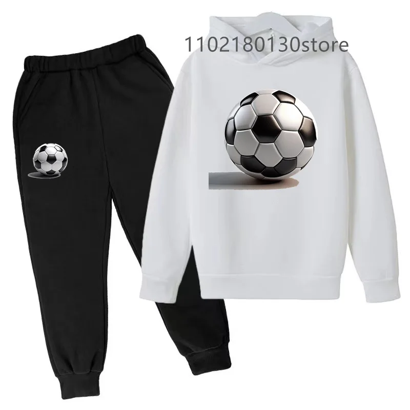 Kids Fall Clothing Hoodie Football Print Sweatshirt Top+Pants 2P Boys Girls Toddler 3-12Y Athletic Training Coat Casual Suit
Kids Fall Clothing Hoodie Football Print Sweatshirt Top+Pants 2P Boys Girls Toddler 3-12Y Athletic Training Coat Casual Suit