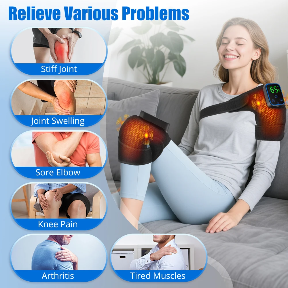 Graphene Heating Knee Massager Electric Knee Shoulder Elbow Warm Wrap Heating Vibration Massage Belt Muscles Relax Knee Massager
Graphene Heating Knee Massager Electric Knee Shoulder Elbow Warm Wrap Heating Vibration Massage Belt Muscles Relax Knee Massager