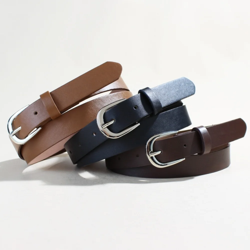 Korean version of the new simple pin buckle solid color women's belt versatile jeans belt women
Korean version of the new simple pin buckle solid color women's belt versatile jeans belt women