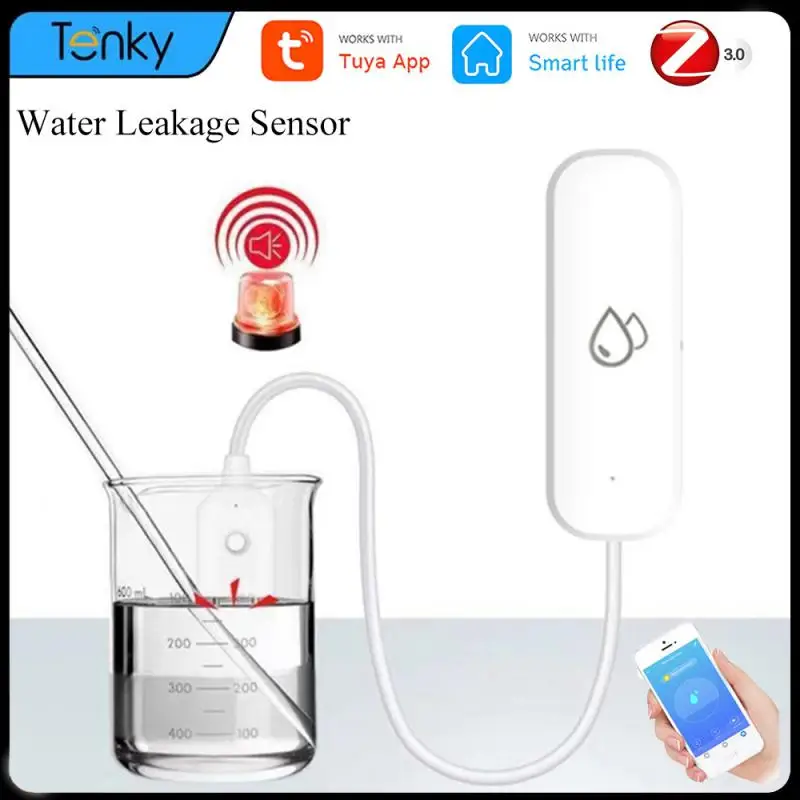 Tuya Zigbee Water Leakage Sensor Water Level Alarm Smart Home Sensitive Real-time Monitor APP Remote Control Security Protection
Tuya Zigbee Water Leakage Sensor Water Level Alarm Smart Home Sensitive Real-time Monitor APP Remote Control Security Protection