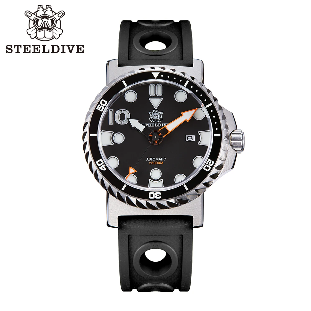 STEELDIVE SD1982H Дата Уникальный дизайн 46,5 мм Большие спортивные часы для дайвинга NH35 Механизм Сапфировое стекло Мужские механические часы для дайвинга Reloj
STEELDIVE SD1982H Дата Уникальный дизайн 46,5 мм Большие спортивные часы для дайвинга NH35 Механизм Сапфировое стекло Мужские механические часы для дайвинга Reloj