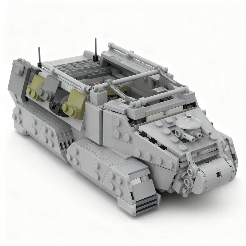 575PCS MOC Space War SKZ 231 Troop Transport Story 2 SpaceShip Model Custom Building Blocks DIY Creative Ideas Birthday Gift Set
575PCS MOC Space War SKZ 231 Troop Transport Story 2 SpaceShip Model Custom Building Blocks DIY Creative Ideas Birthday Gift Set