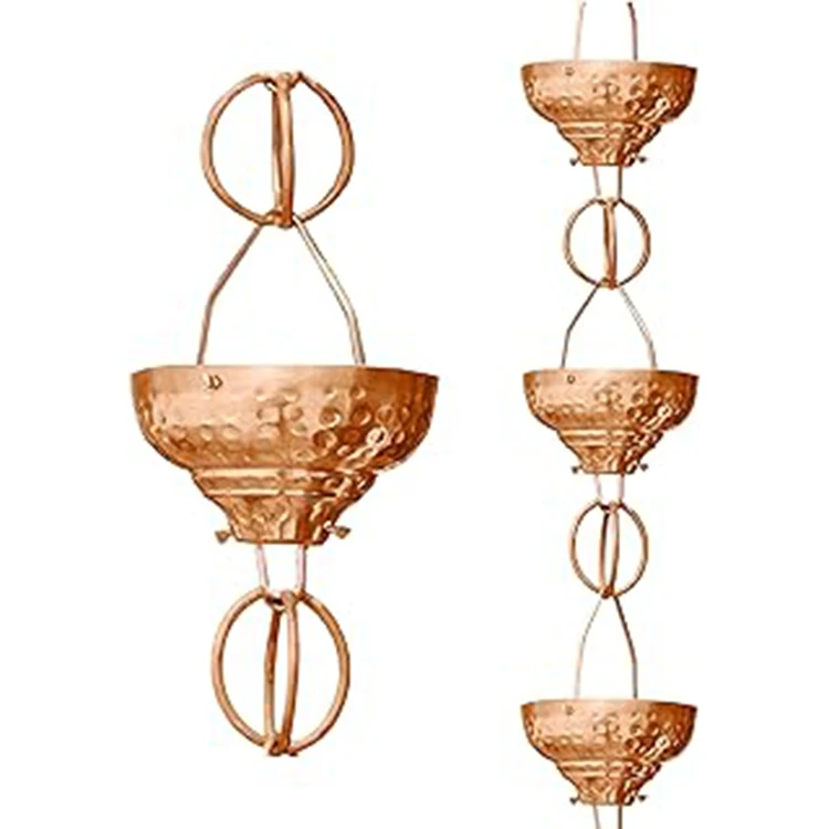 Manufacturer Custom Size Decorative Iron Galvanized/copper/stainless Steel Rain Chain
Manufacturer Custom Size Decorative Iron Galvanized/copper/stainless Steel Rain Chain