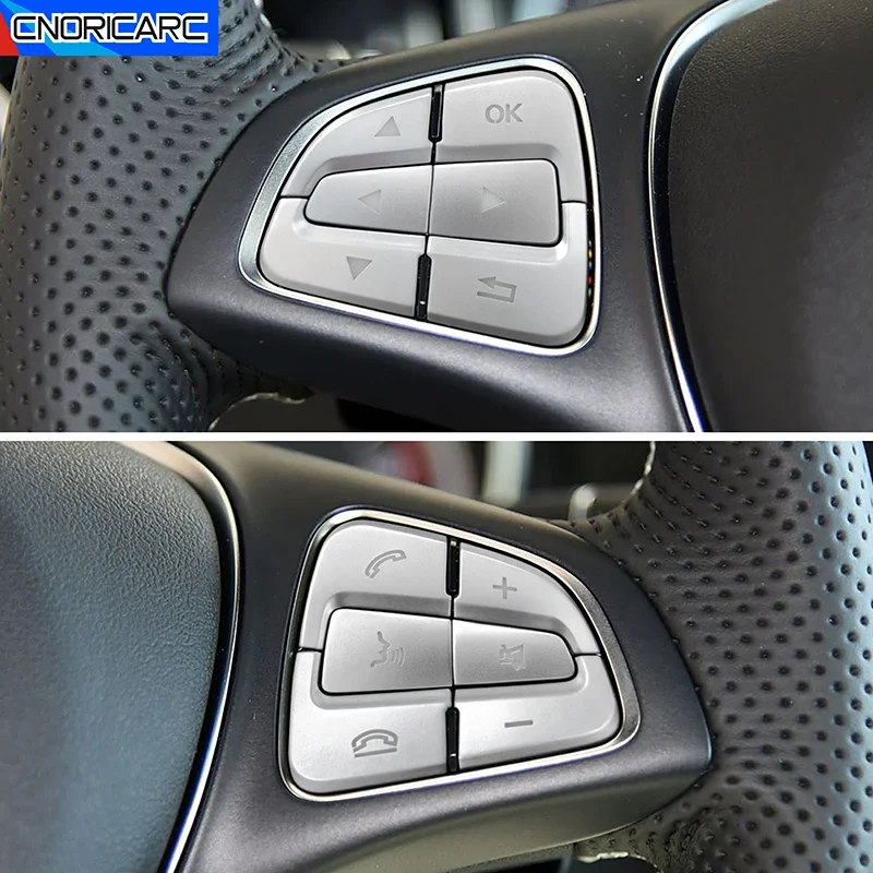 For Mercedes Benz GLA ML GL GLK A C E Class W204 W212 X156 W166 X204 Car Steering Wheel Button Sequins Trim Interior Accessories
For Mercedes Benz GLA ML GL GLK A C E Class W204 W212 X156 W166 X204 Car Steering Wheel Button Sequins Trim Interior Accessories