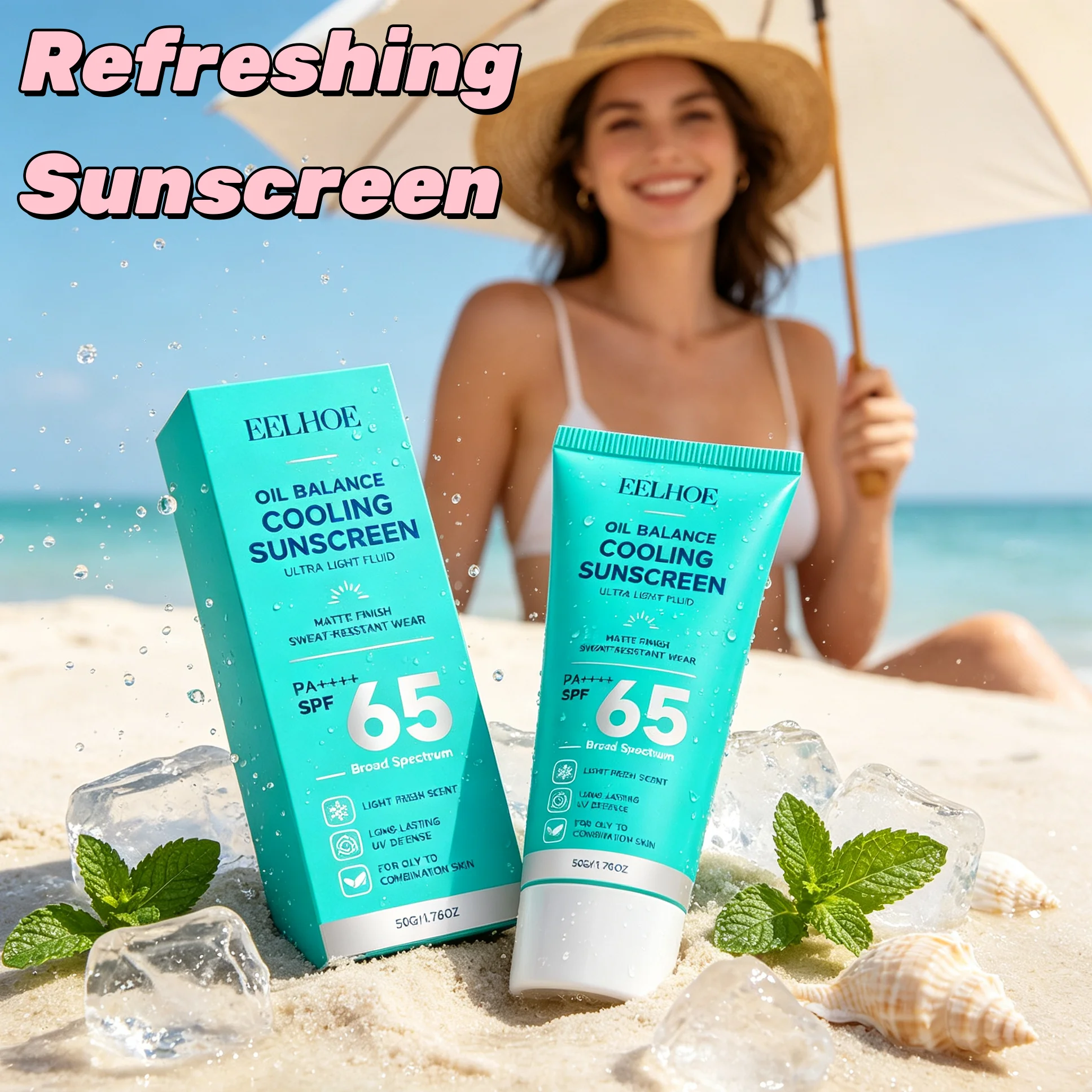Lightweight Moisturizing Protective Cream SPF65++++ UV Isolation Non-Greasy Facial Sun Block
Lightweight Moisturizing Protective Cream SPF65++++ UV Isolation Non-Greasy Facial Sun Block