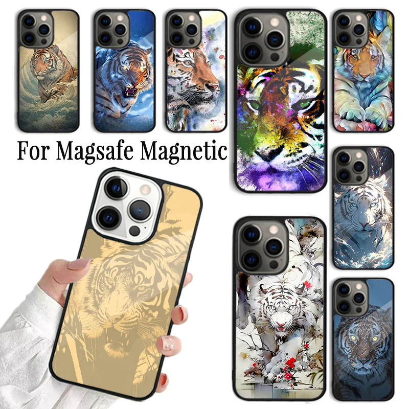 Fashion Animal Tiger Art Phone Case Cover For iPhone 17 16 15 14 13 12 11 Pro Max Plus Magnetic FOR Magsafe
Fashion Animal Tiger Art Phone Case Cover For iPhone 17 16 15 14 13 12 11 Pro Max Plus Magnetic FOR Magsafe