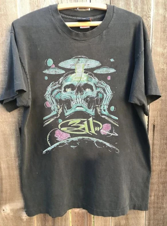 Plus Size Summer Women's Vintage 311 Band Tour T-Shirt Cotton Breathable Stylish Versatile Street Style Oversized
Plus Size Summer Women's Vintage 311 Band Tour T-Shirt Cotton Breathable Stylish Versatile Street Style Oversized