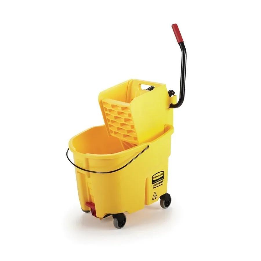 Rubbermaid Wavebrake 2.0 Bucket wringer Combos Side-press 35 Qt Plastic Yellow
Rubbermaid Wavebrake 2.0 Bucket wringer Combos Side-press 35 Qt Plastic Yellow
