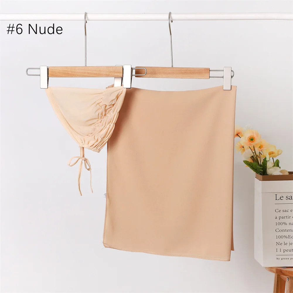 2PCS Elastic Undercap + Solid Color Pearl Chiffon Scarf Set Muslim Hijab Women Long Shawl Wrap Scarf Turban Underscarf Turbante
2PCS Elastic Undercap + Solid Color Pearl Chiffon Scarf Set Muslim Hijab Women Long Shawl Wrap Scarf Turban Underscarf Turbante