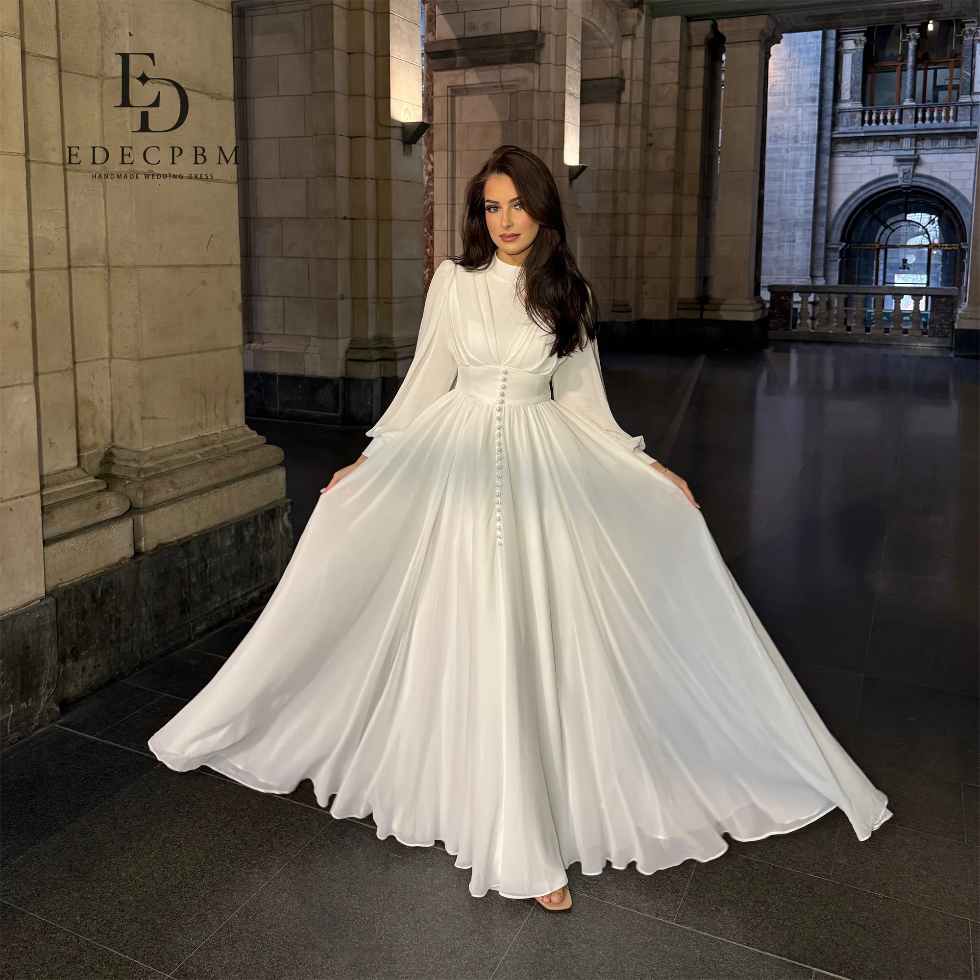 EDECPBM Long Sleeves Elegant Party Dresses Woman Very Luxurious Evening Dresses for Special Occasions Customized A-line Women's
EDECPBM Long Sleeves Elegant Party Dresses Woman Very Luxurious Evening Dresses for Special Occasions Customized A-line Women's