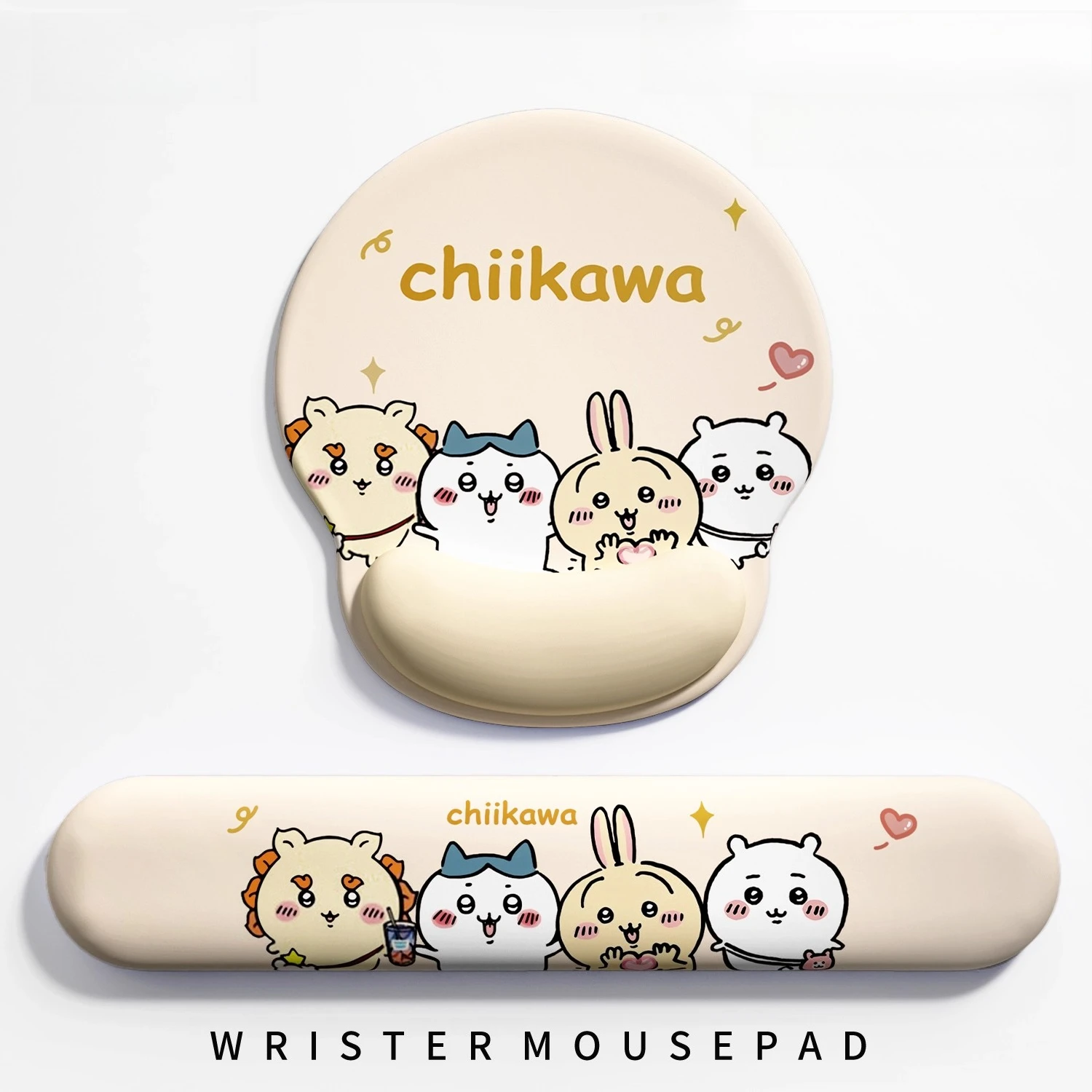 Usagi Mouse Pad with Wrist Rest Chiikawa Silicone Keyboard Mat Hand Support Wrist Pad Mouse Pads for Laptop Computer Office
Usagi Mouse Pad with Wrist Rest Chiikawa Silicone Keyboard Mat Hand Support Wrist Pad Mouse Pads for Laptop Computer Office