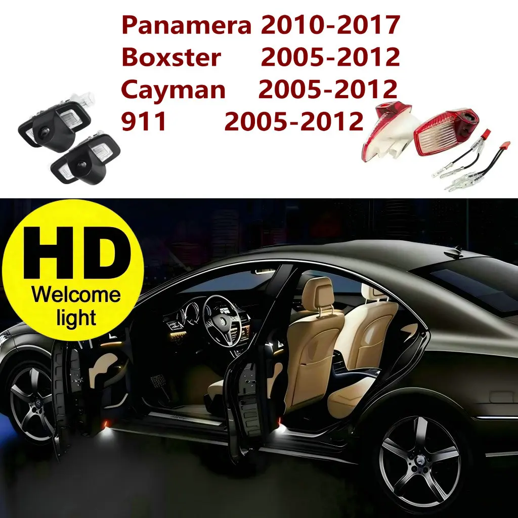 HD 2Pcs For Porsche Panamera Cayman 970 971 S 4S GTS GT3 2018 2019 2020 2021 2023 2010-2026 Car Led Door Projector Welcome Light
HD 2Pcs For Porsche Panamera Cayman 970 971 S 4S GTS GT3 2018 2019 2020 2021 2023 2010-2026 Car Led Door Projector Welcome Light