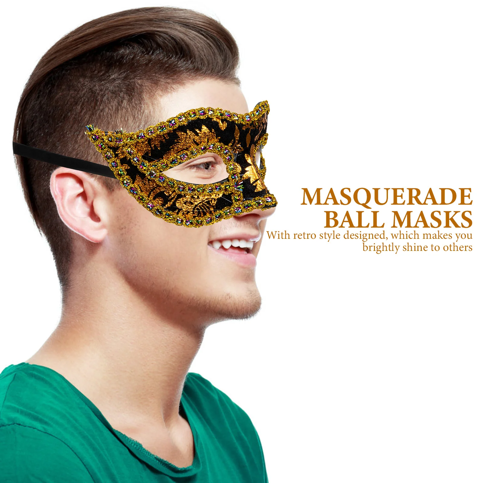 4pcs Men Masquerade Mask Retro Style Party Costume For Halloween Carnival Cosplay Venetian Festival Decoration Accessory
4pcs Men Masquerade Mask Retro Style Party Costume For Halloween Carnival Cosplay Venetian Festival Decoration Accessory